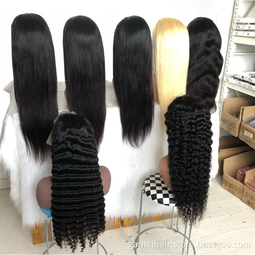 13x4 Transparent Lace Wig Human Hair Lace Front.Human Hair Wigs For Black Women.100% Brazilian Virgin Human Hair Lace Front Wig